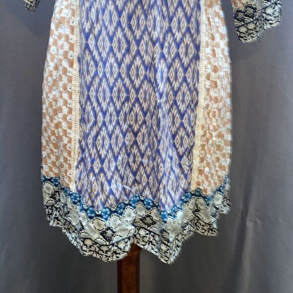 Sundance boho hippie peasant dress XS short & sweet patchwork - Picture 4 of 10